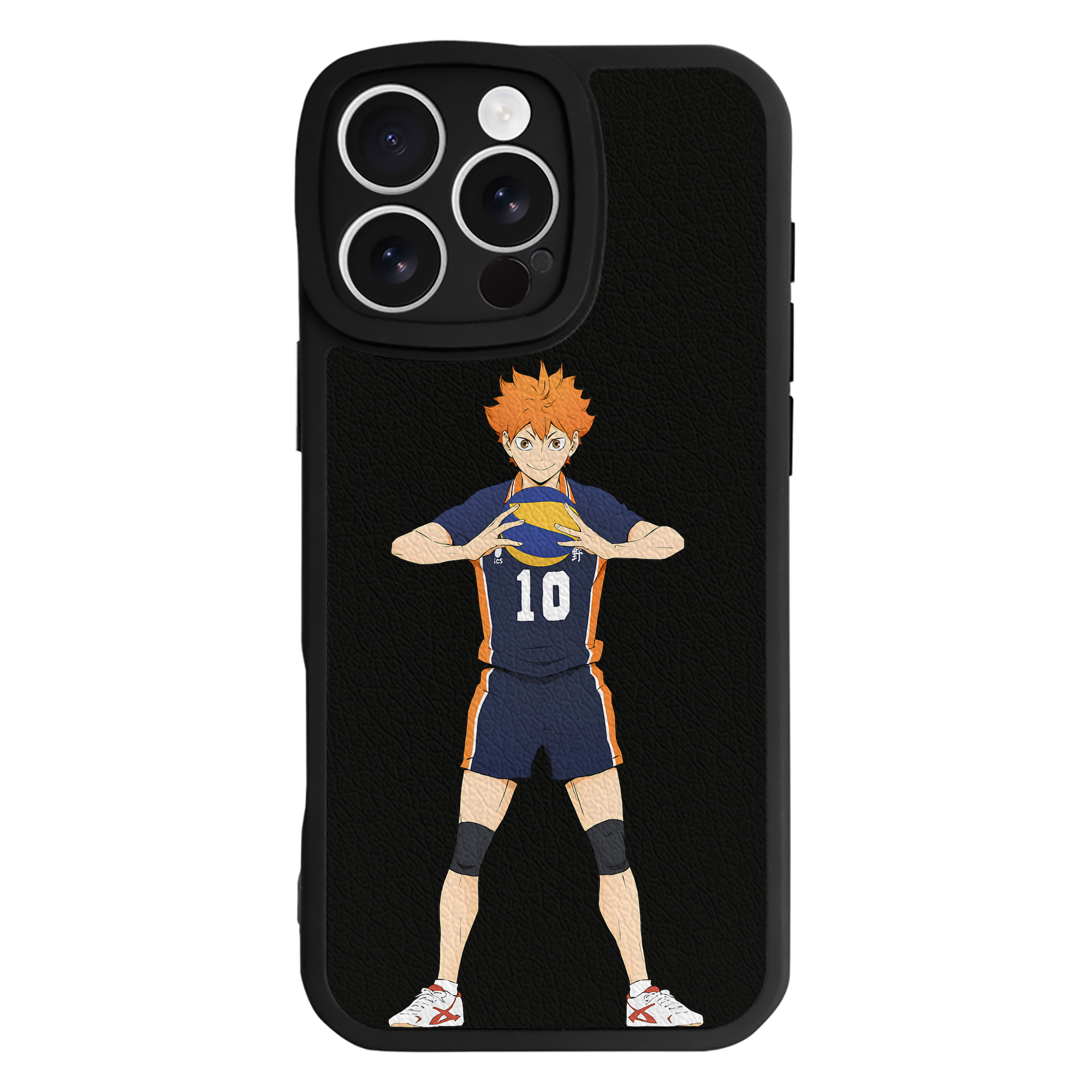 （画像用） ハイキュー!! Haikyu!! 【iPhone 16シリーズ対応】シリコンスマホケース（レザー調） 材質：シリコン